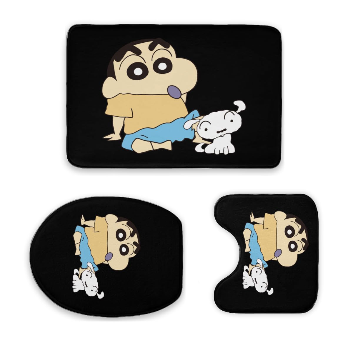 クレヨンしんちゃん　ラバーマット　スリーブ① サプライ】「映画クレヨンしんちゃん」からスリーブ6種・ラバー